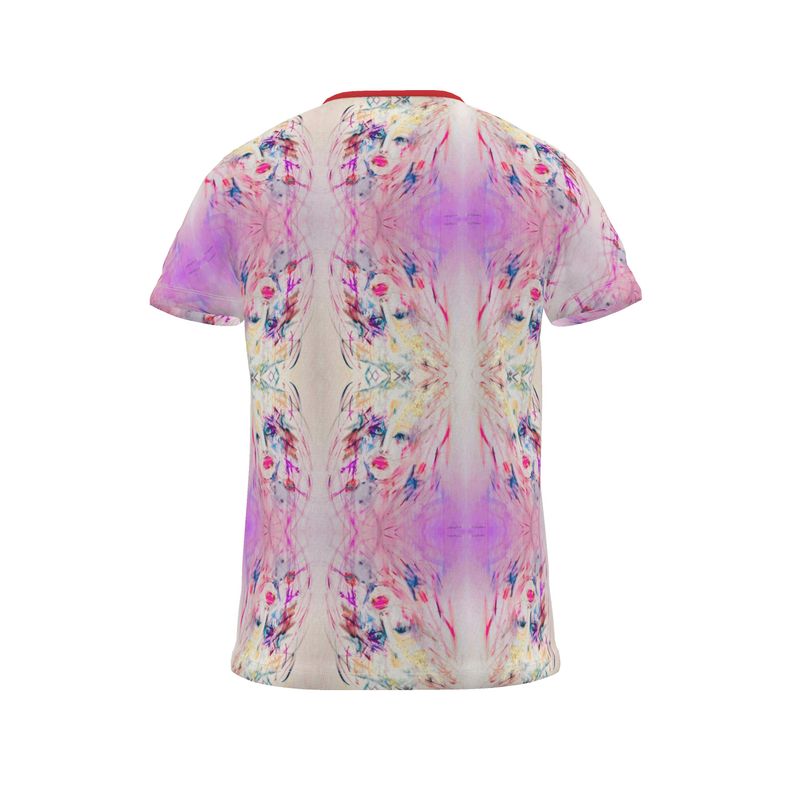 Cut And Sew All Over Print T Shirt