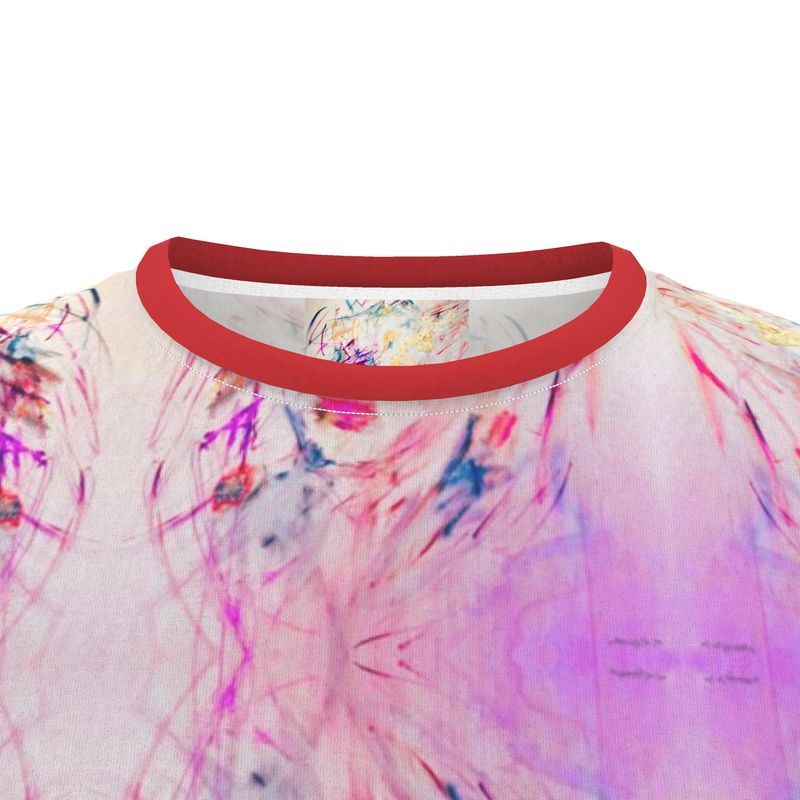 Cut And Sew All Over Print T Shirt